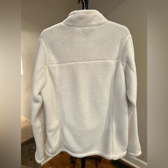 Patagonia Re-Tool Snap-T® Fleece Pullover Raw Linen White X Dye Long Sleeve XL - Picture 4 of 4